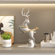 Tart cloud deer desktop ornaments-gray [height 38cm width 21cm]]