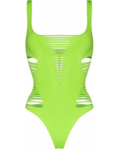 Yilin 2023 New One-piece bikini European and American Women's Solid Color One-piece Digging Swimsuit bikini