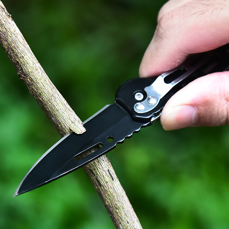 Wholesale outdoor folding knife outdoor camping portable stainless steel outdoor knife fruit knife Bo Xiaoke knife