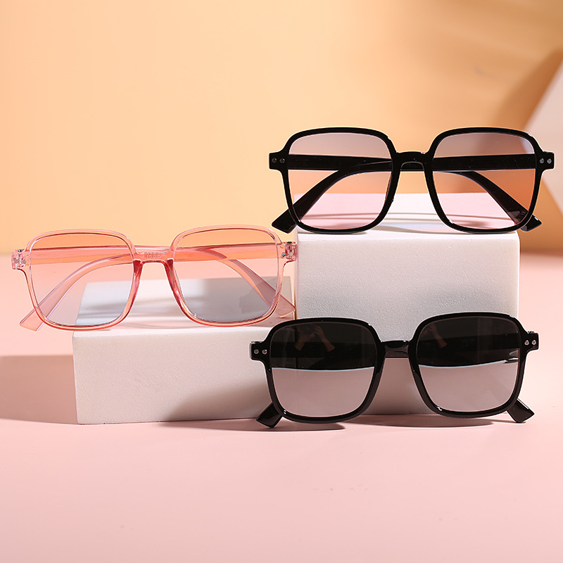 Square Ocean Pieces Children's Sunglasses Men and Women Children Sunshade Sunscreen Sunglasses Personalized Baby Glasses Decoration Outdoor