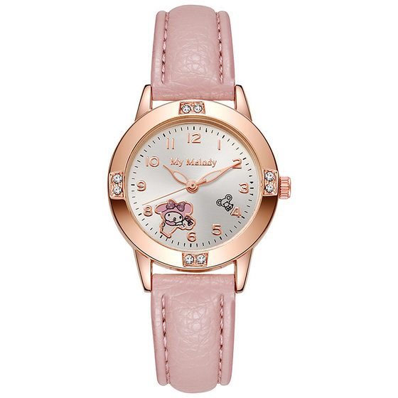 Rose gold diamond belt watch middle school watch women's quartz watch cross-border watch wholesale