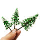 Building Sand Table Model Tree Scene Landscape Tree Mini Micro Landscape Small Tree Handmade Landscape Finished Plastic Cedar Tree