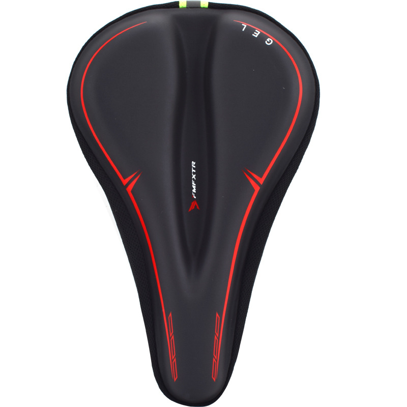 Bicycle cushion cover thickened silicone soft cushion mountain bike super soft seat cover car seat bicycle seat equipment cross-border