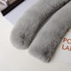 Imitation Rex Rabbit Fur Collar Wholesale Garment Accessories Artificial Faux Fur Pike Crewneck Square Collar Hat Strip Fur Collar