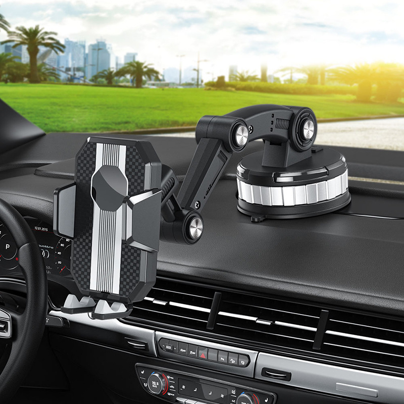 Car mobile phone bracket multifunctional car navigation bracket suction cup windshield center console car