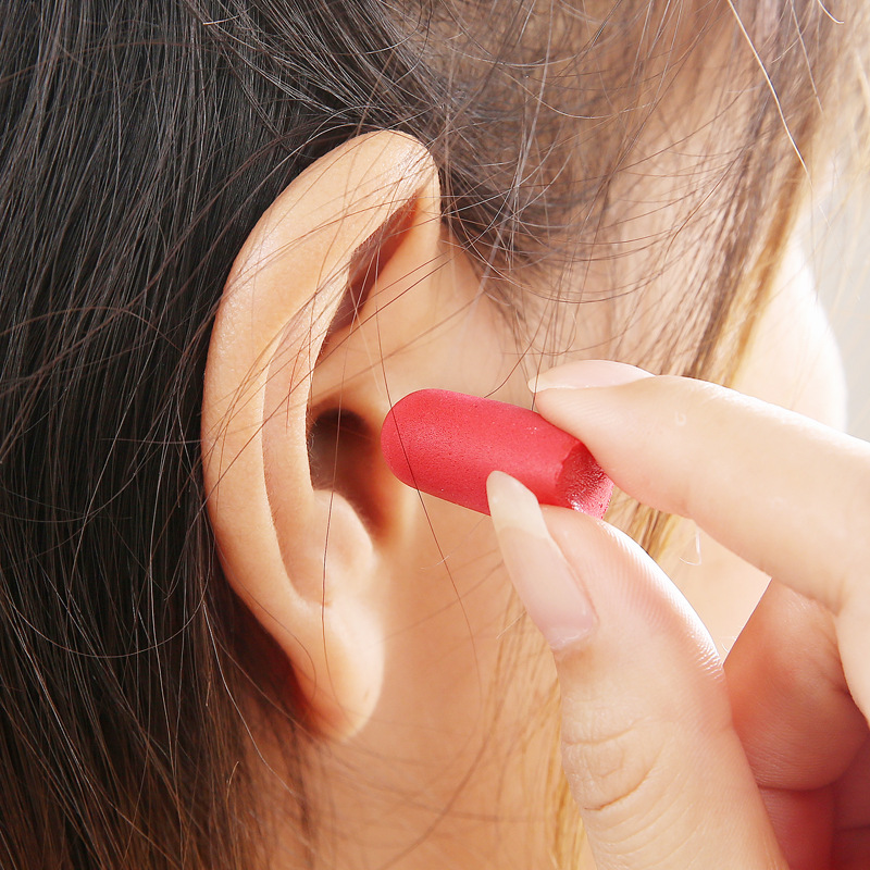 Wholesale boxed bags sound insulation noise reduction environmental protection slow rebound anti-noise earplugs sleeping earplugs sponge earplugs