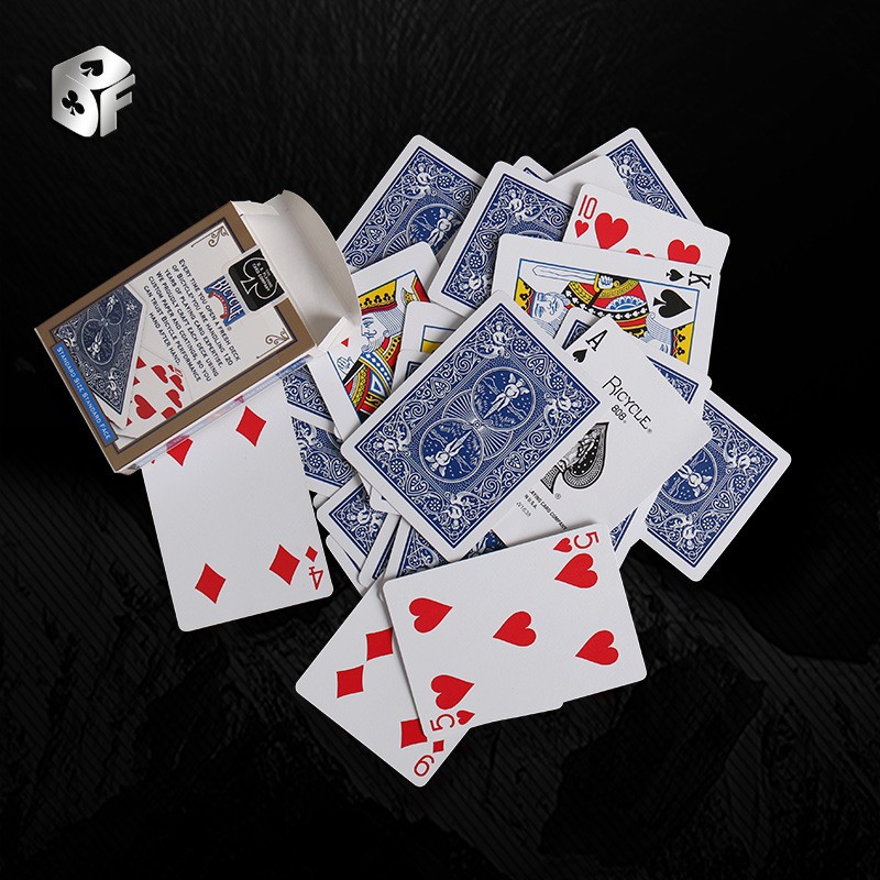 Wholesale U.S. Bicycle Poker Old Edition 808 Creative Flower Cut Imported Single License Plate bicycle Poker