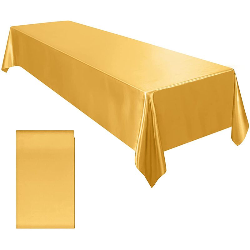 Cross-border exclusive for modern light luxury cotton and linen satin tablecloth fabric soft square table cloth living room Square square towel wholesale