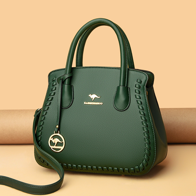 Bag Women's Bag New 2024 Crossbody Shoulder Bag Women's Mother's Handbag Women's Large Capacity European and American One-Piece Hair