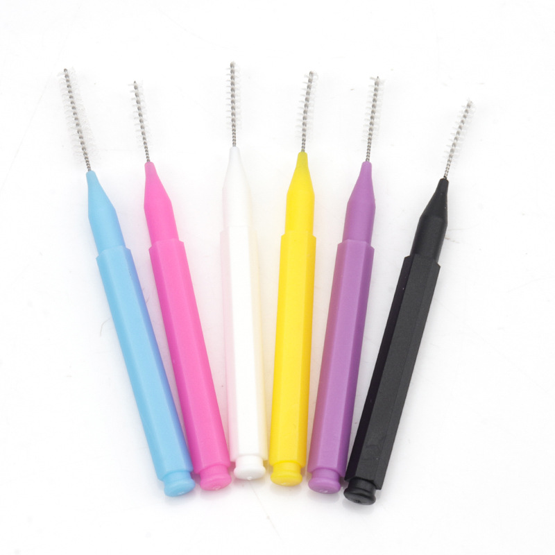 Wholesale Eyelash Beauty Aid Mini Colored Eyebrow Brush Set_voghion.com