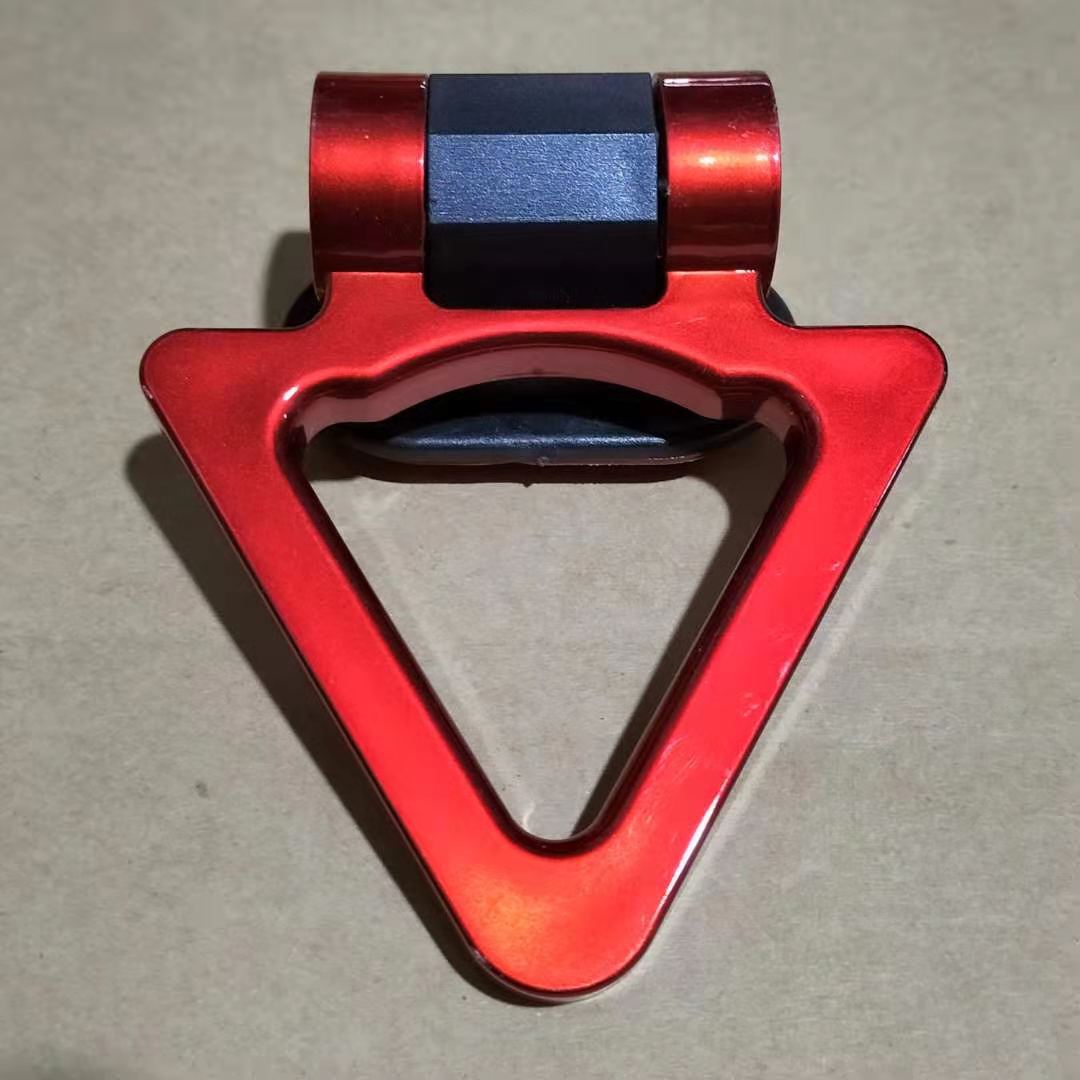 [Factory Wholesale] Auto Supplies Modified Front Bar Trailer Hook Plastic Adhesive Trailer Hook Triangle Decoration