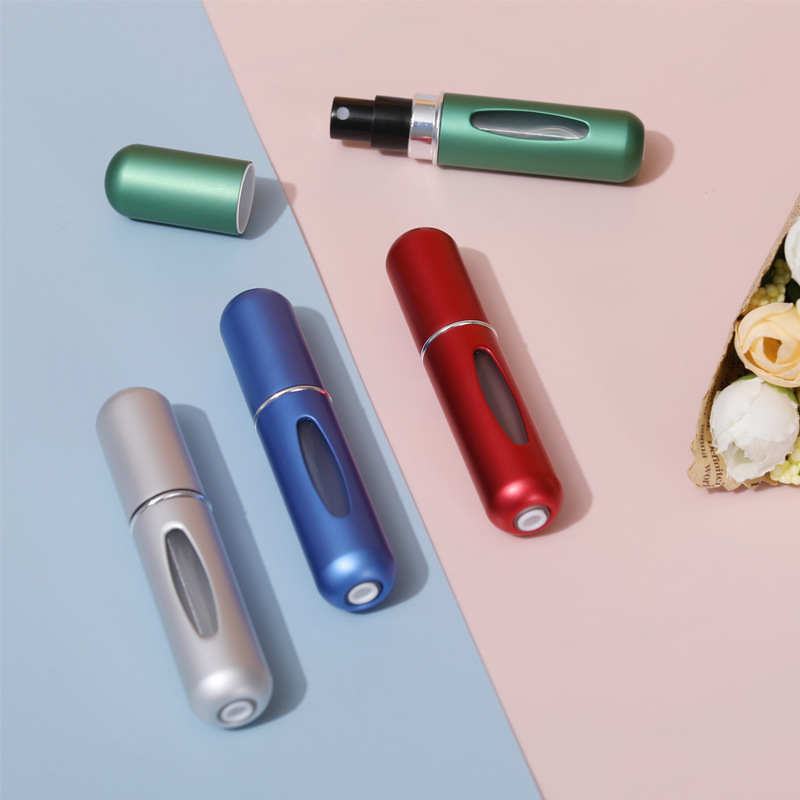 Factory supply 5ml bottom filling bottle does not leak liquid does not loosen fine spray bright surface dumb color perfume bottles
