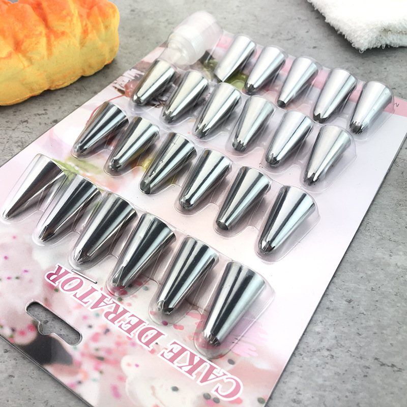 Decorating spout Set 7/11/23 head cream spout set stainless steel spout cake decorating set baking tools