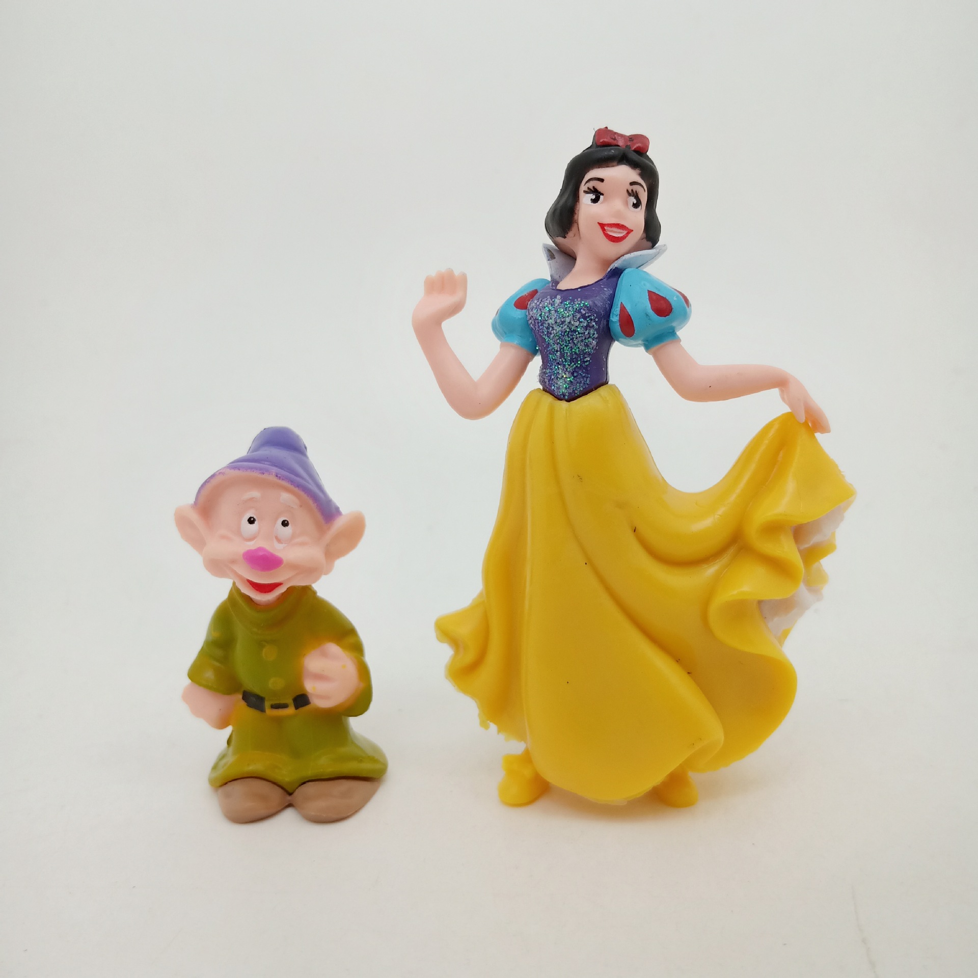Scenario Cake Decoration Snow White and Seven Dwarfs Landscape Ornaments 8 Dolls Dolls Gacha
