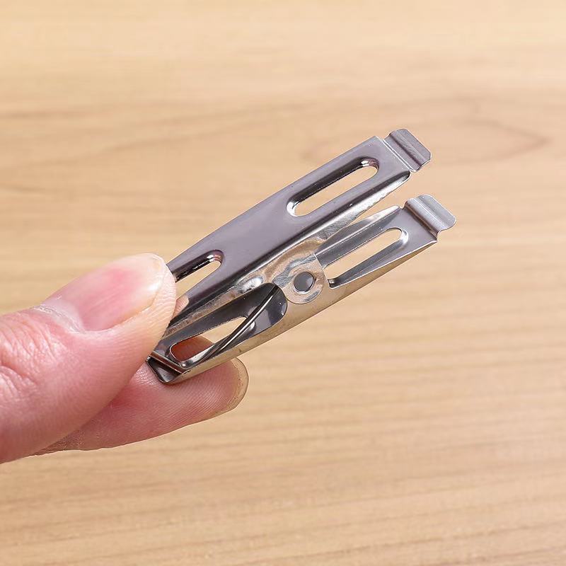 20 stainless steel 4.5cm nail-free 1mm flat clip clip clip clip drying clothes rack clip clip