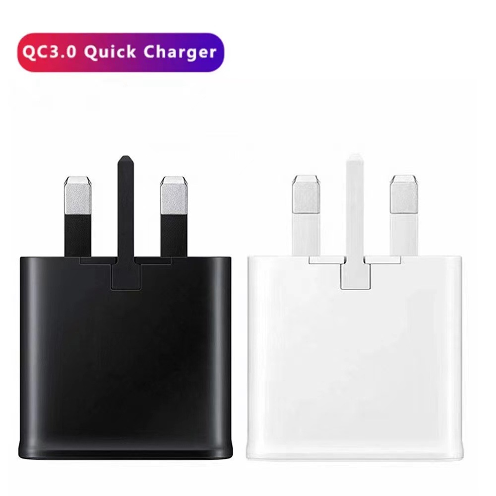 QC3.0 UK British mobile phone Charger single USB fast charge travel charge USB Charger charging head Wholesale