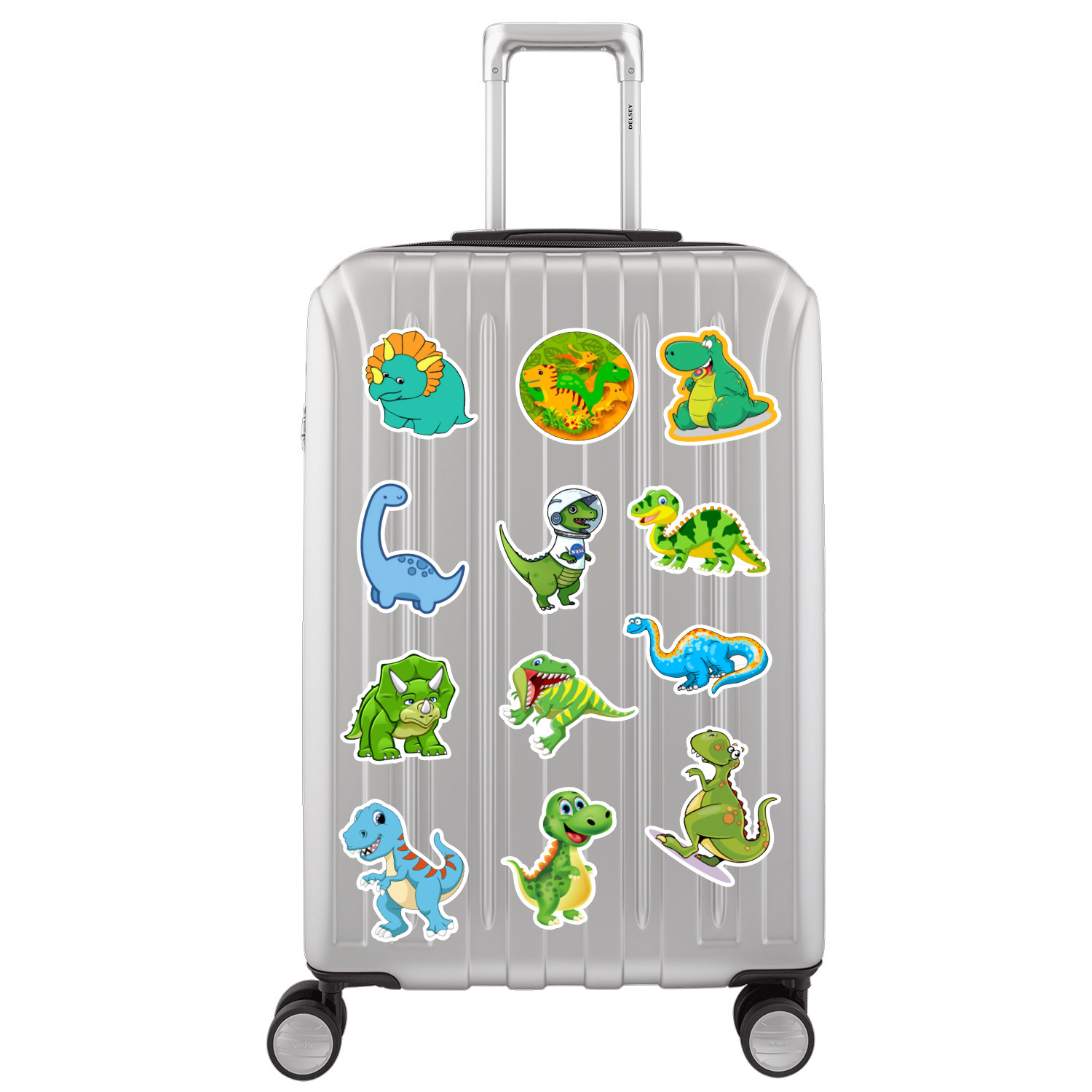 A variety of cross-border non-infringing dinosaur stickers cute children's cartoon sticker bag waterproof creative DIY stickers