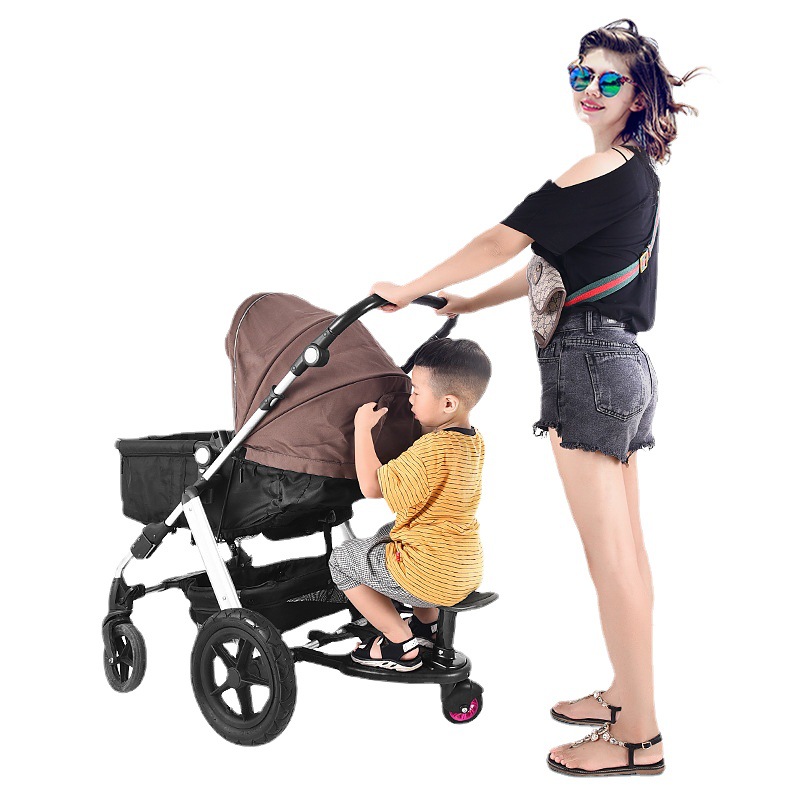 Second child artifact baby stroller auxiliary pedal children's walking toy small tail seat chair accessories