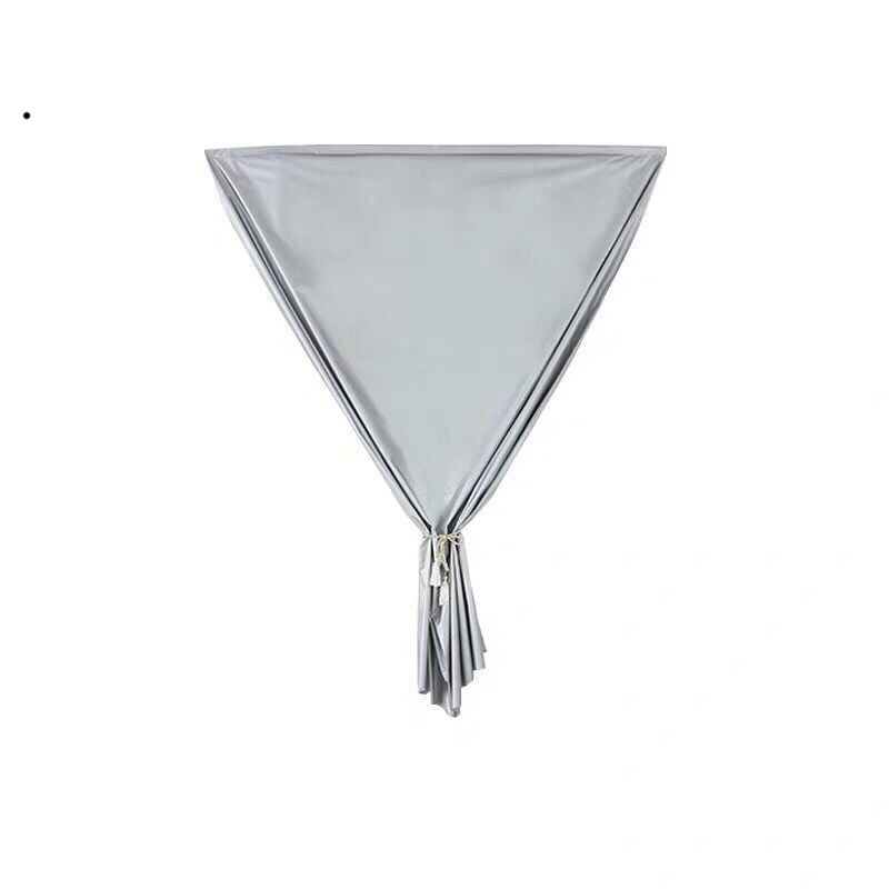 Blind Curtain Cloth Non-perforated Self-adhesive Bedroom Household Velcro Shade Cloth Simple Curtain for Dormitory Rental Room