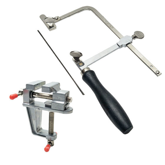 Black Handle Hand Saw Bow Saw Blade Jig Saw Blade Small Pull Saw Mini Wire Saw U Wire Saw DIY Model Saw