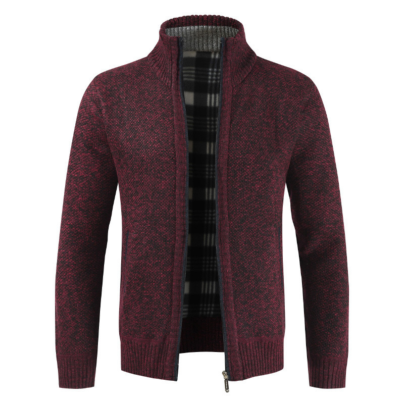 Amazon cross-border Men's foreign trade Men's sweater coat loose sweater men's casual youth knitted cardigan fashion