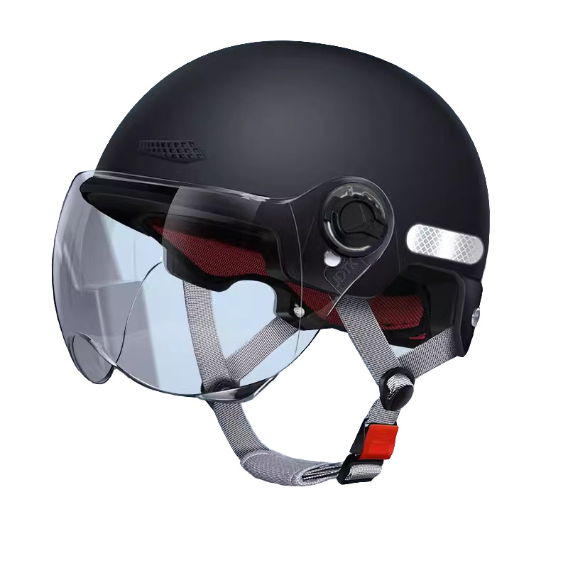 Eine Generation von Haaren: 3C-Zertifizierung neuer nationaler Standard Elektrobatterie Motorradhelm Sommer Männer und Frauen Herbst und Winter vier Jahreszeiten un_voghion.com