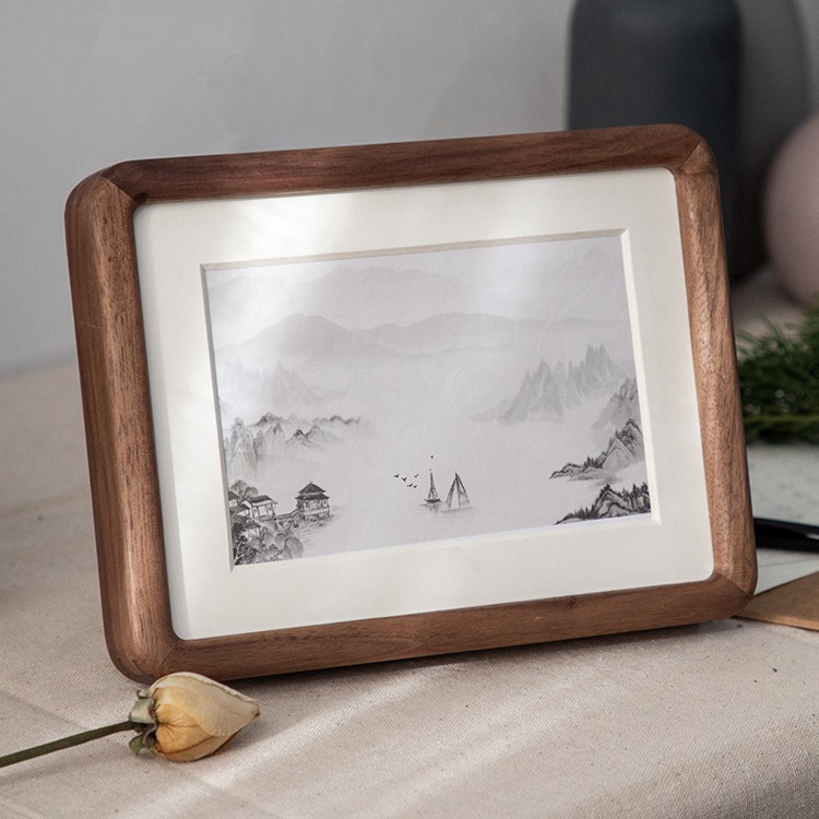 Solid wood printing made photo frame table 6 inch 8 inch 10 inch 7 inch 6 inch children photo frame diy
