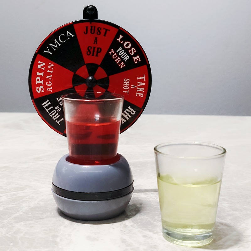 wheel of shots drinking turntable wine glass bar drinking entertainment supplies drinking fun toys