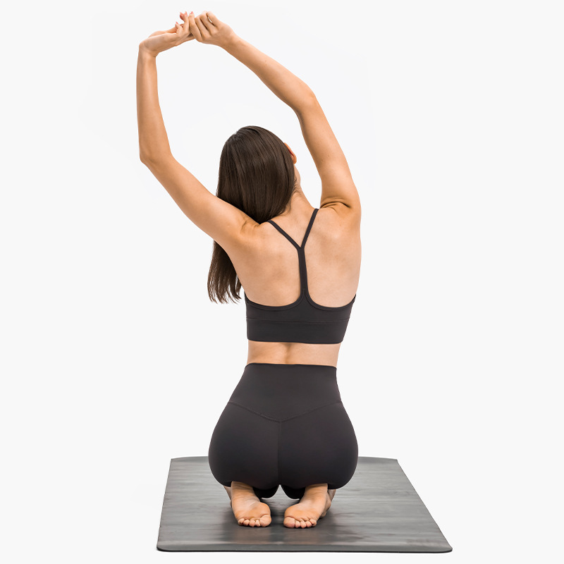 A generation of naked touching words beautiful back sports underwear women's shockproof gathered running exercise fitness yoga bra