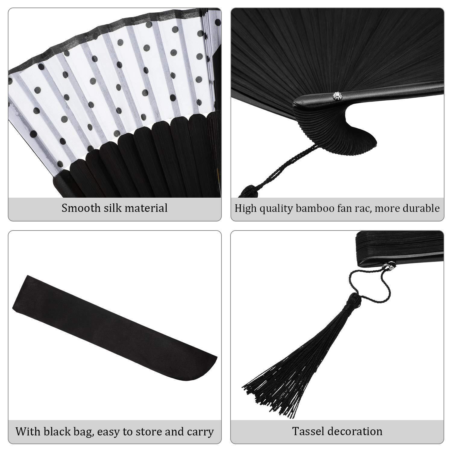 Spot paint fan bone spray painted cat folding fan Japanese style and wind cartoon cat set folding fan can be matched