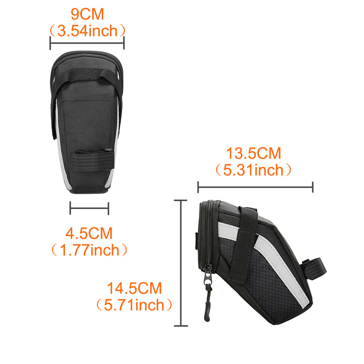 B- SOUL bicycle tail bag mountain road bike bicycle saddle bag anti-splash water expandable rear seat bag