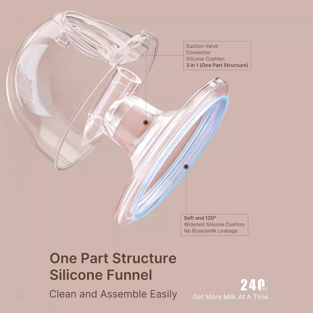 Hand-free wearable breast pump portable all-in-one Electric breast pump
