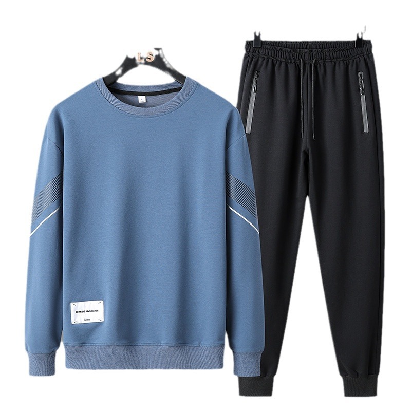 2023autumn Spring and Autumn new sports suit men's fashion sweater handsome comfortable fashion brand fashion two-piece suit