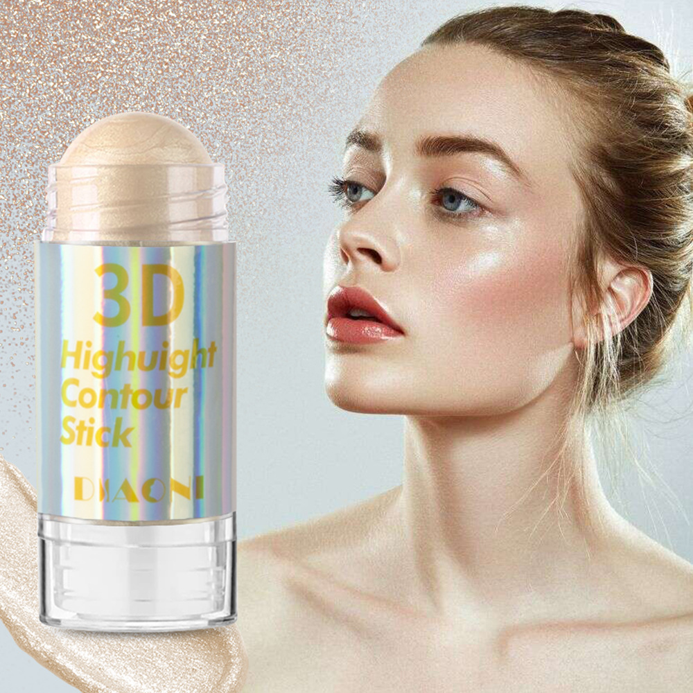 Cross-border popular tiaoni multi-functional highlight repair brightening makeup stick base cream concealer lazy eye shadow blush