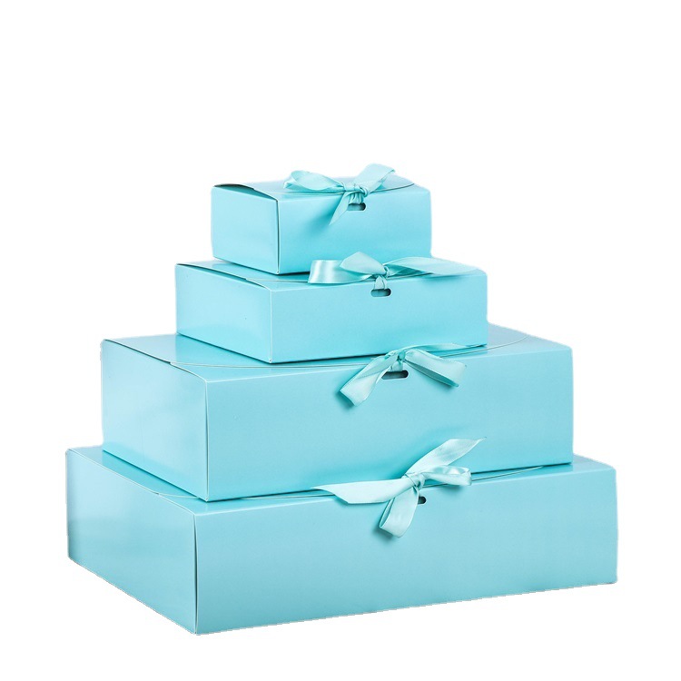 Spot wholesale baking food packing box West Point packaging cowhide carton universal folding gift box