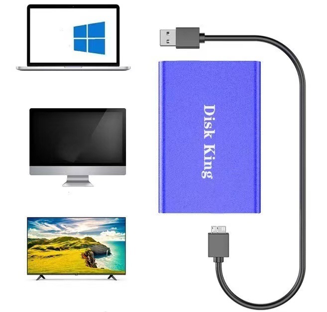 Cross-border ssd mobile ssd large capacity 2t1t metal usb3.0 portable external ssd wholesale
