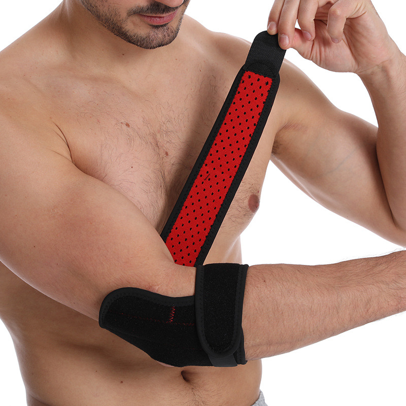 Factory spot basketball elbow protection sports anti-collision adjustable spring support breathable elbow protection arm spring elbow protection