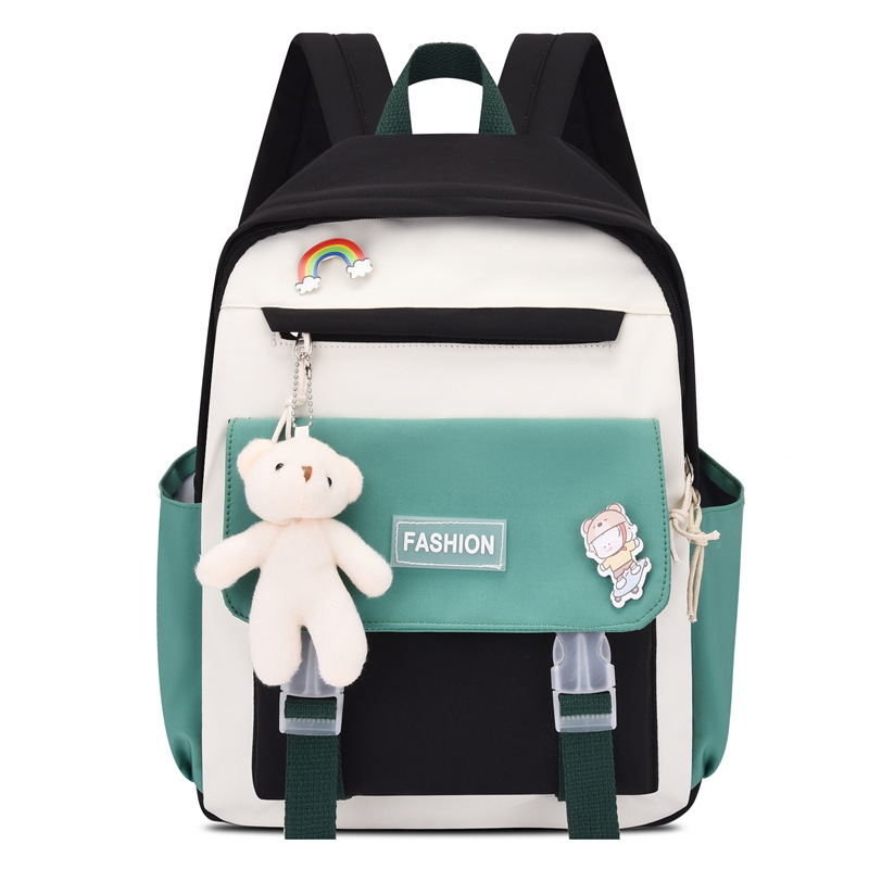 New Spring outing children's schoolbag 3-5-7 years old schoolbag Primary School students high school students Korean color contrast backpack