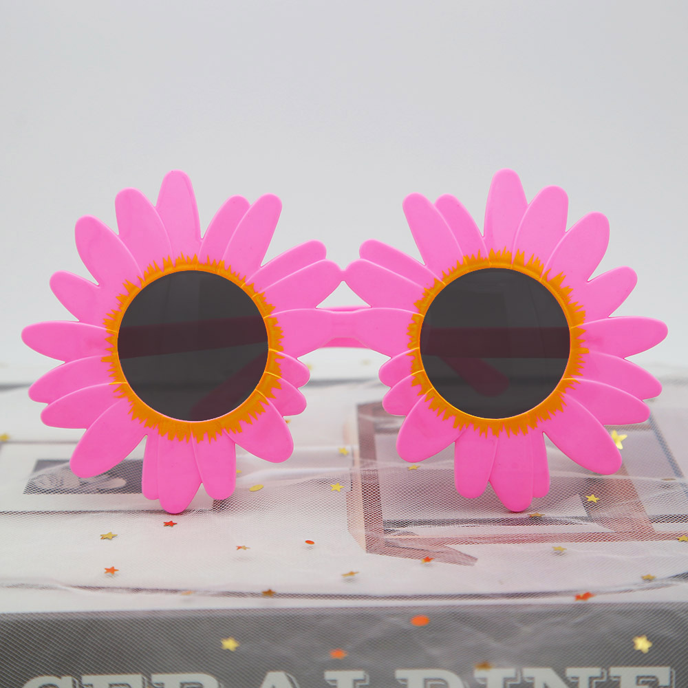 Factory direct sunflower daisy flower glasses adult children's birthday party funny photo decoration props