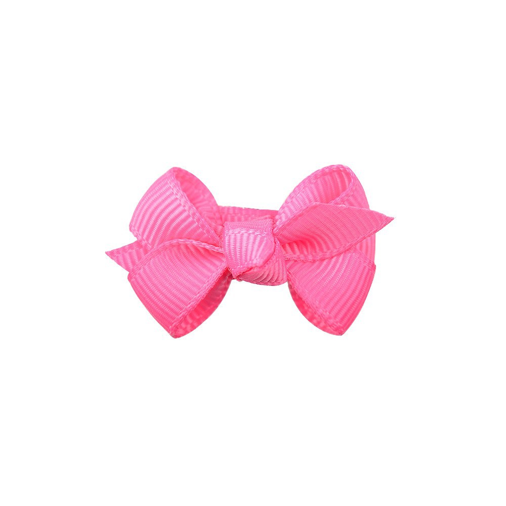 small size handmade thread with children's hairpin foreign trade new solid color 4cm baby clip accessories wholesale 4840