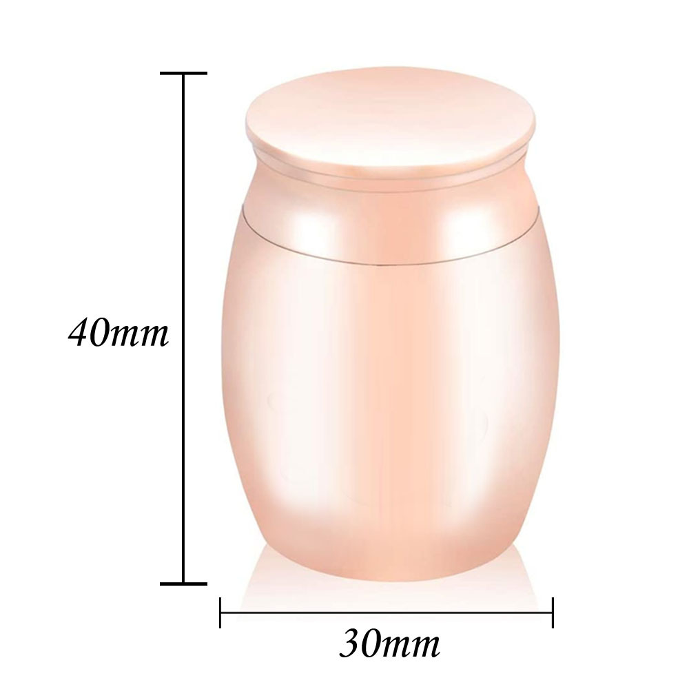 Wish Hot Selling Metal Pet Curns Storage Memorial Pet Curns Funeral Small Animal Cats and Dogs Curns