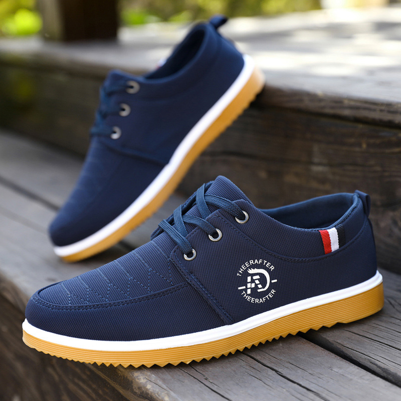 2023 New Spring and Autumn Old Beijing Cloth Shoes Men's Breathable Casual Fashion Wear-resistant Non-slip Trendy Shoes for Men