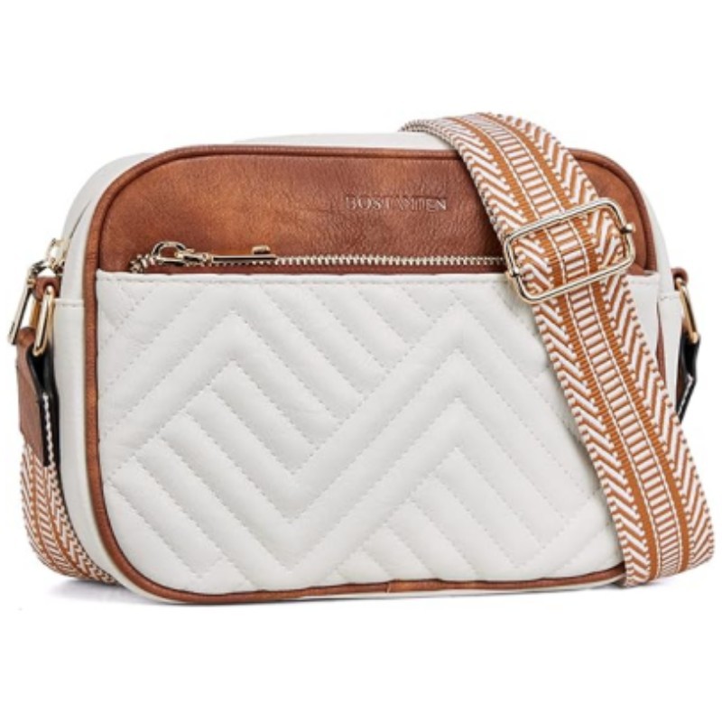 In stock wholesale Amazon new women's multi-zipper small size crossbody bag wide shoulder strap mobile phone wallet pu shoulder bag