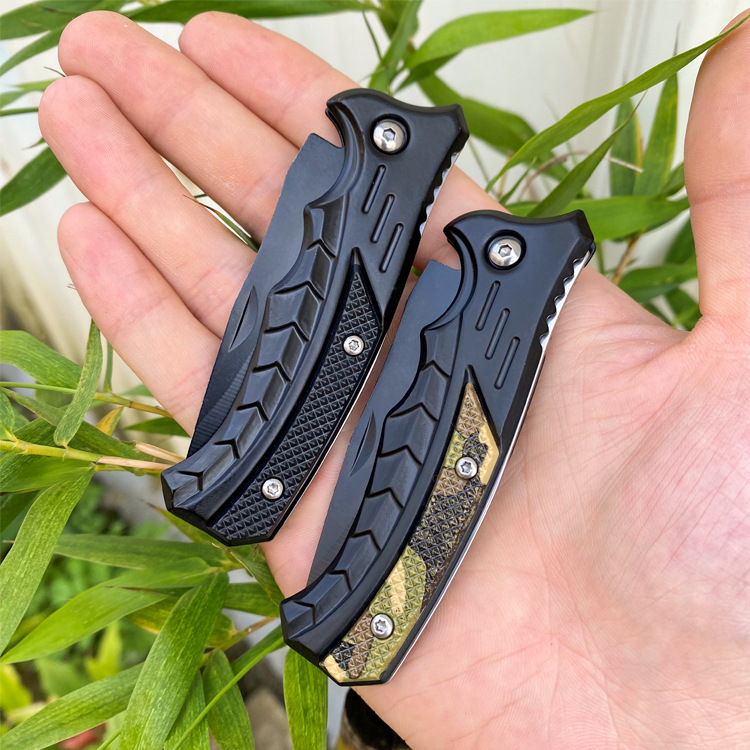 Folding Knife outdoor knife high hardness stainless steel non-slip camping knife portable outdoor knife folding knife