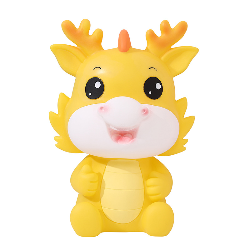 Zodiac dragon piggy bank creative cartoon large dragon piggy bank drop-resistant children piggy bank dragon year student gift
