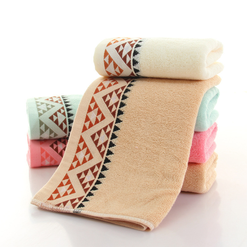 Gaoyang factory wholesale 32-strand cotton triangle towel Hotel Hotel Hotel gift towel thickened soft absorbent