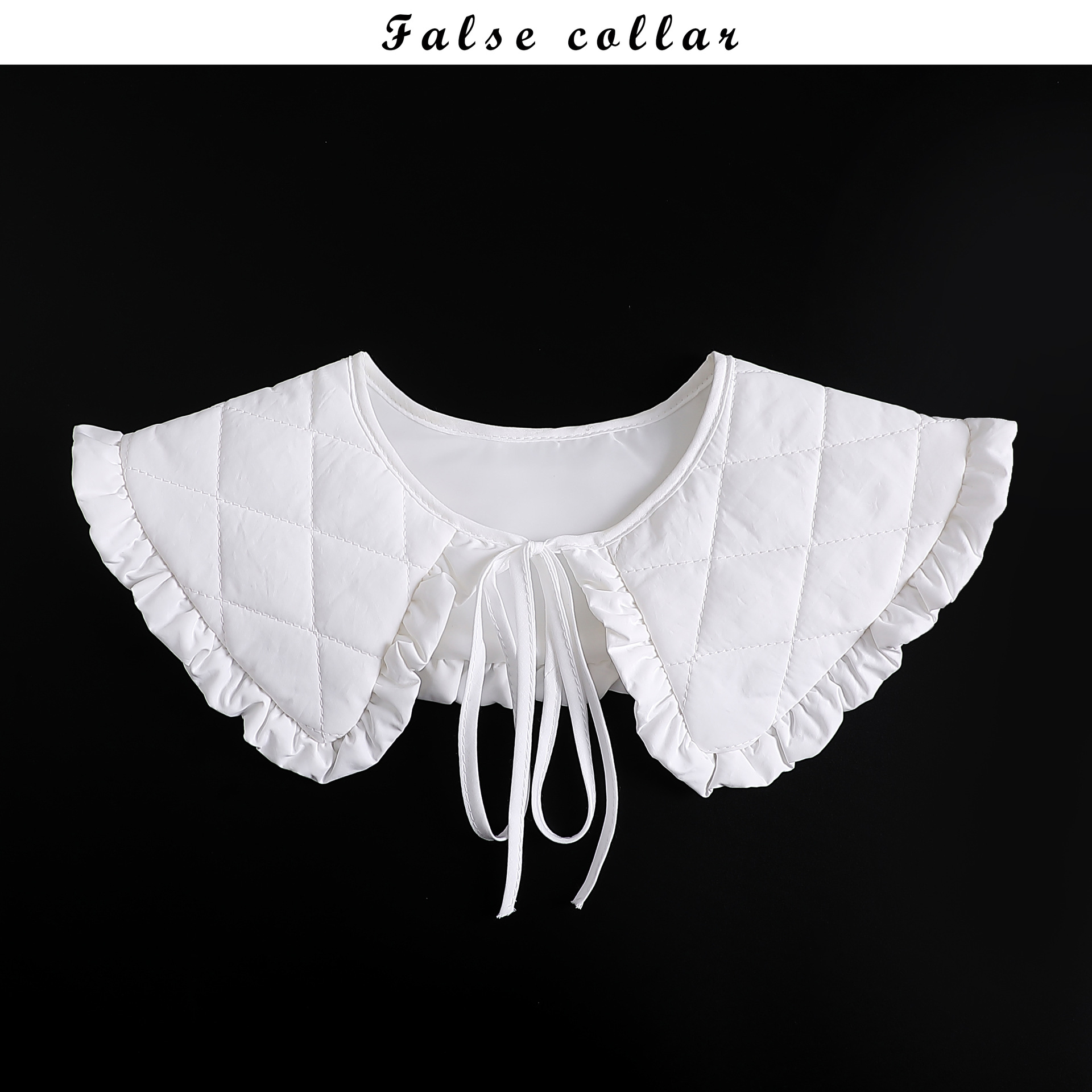 South Korea Dongdaemun 2021 spring new shawl outer wear thickened cotton fake collar niche shawl cute women
