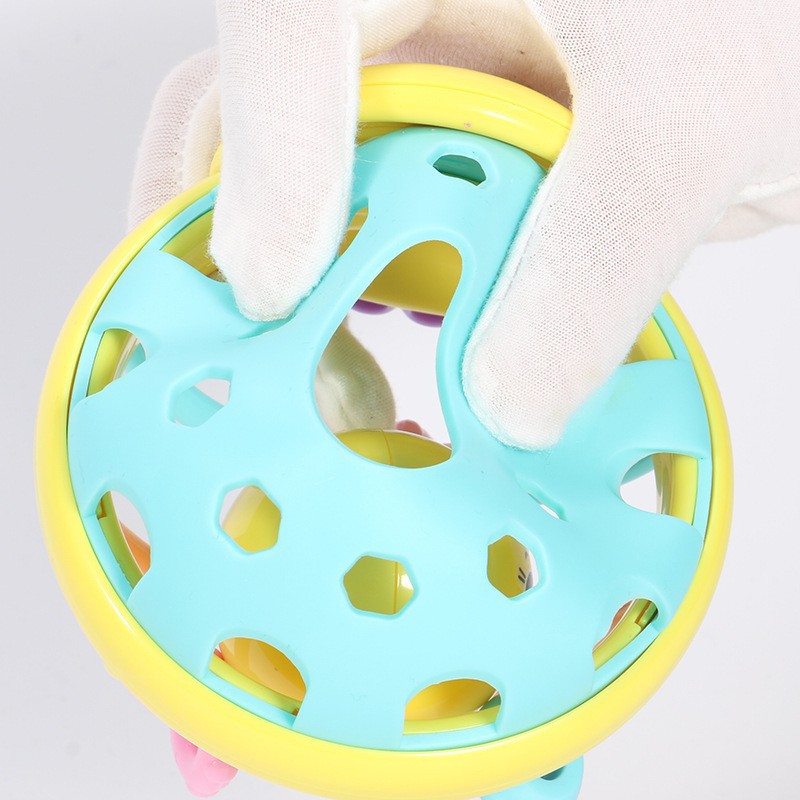 Cross-border infant ball toy bee ball can bite and grasp 0 to 1 year old molar bell ball baby hand bell bed bell