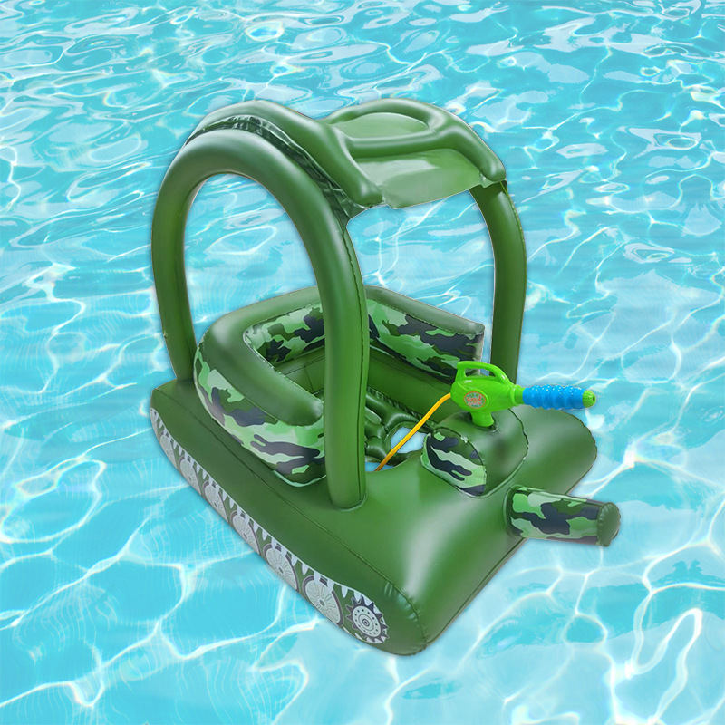 New spot inflatable children's water spray tank swimming pool sunshade water spray toy water gun water spray inflatable car