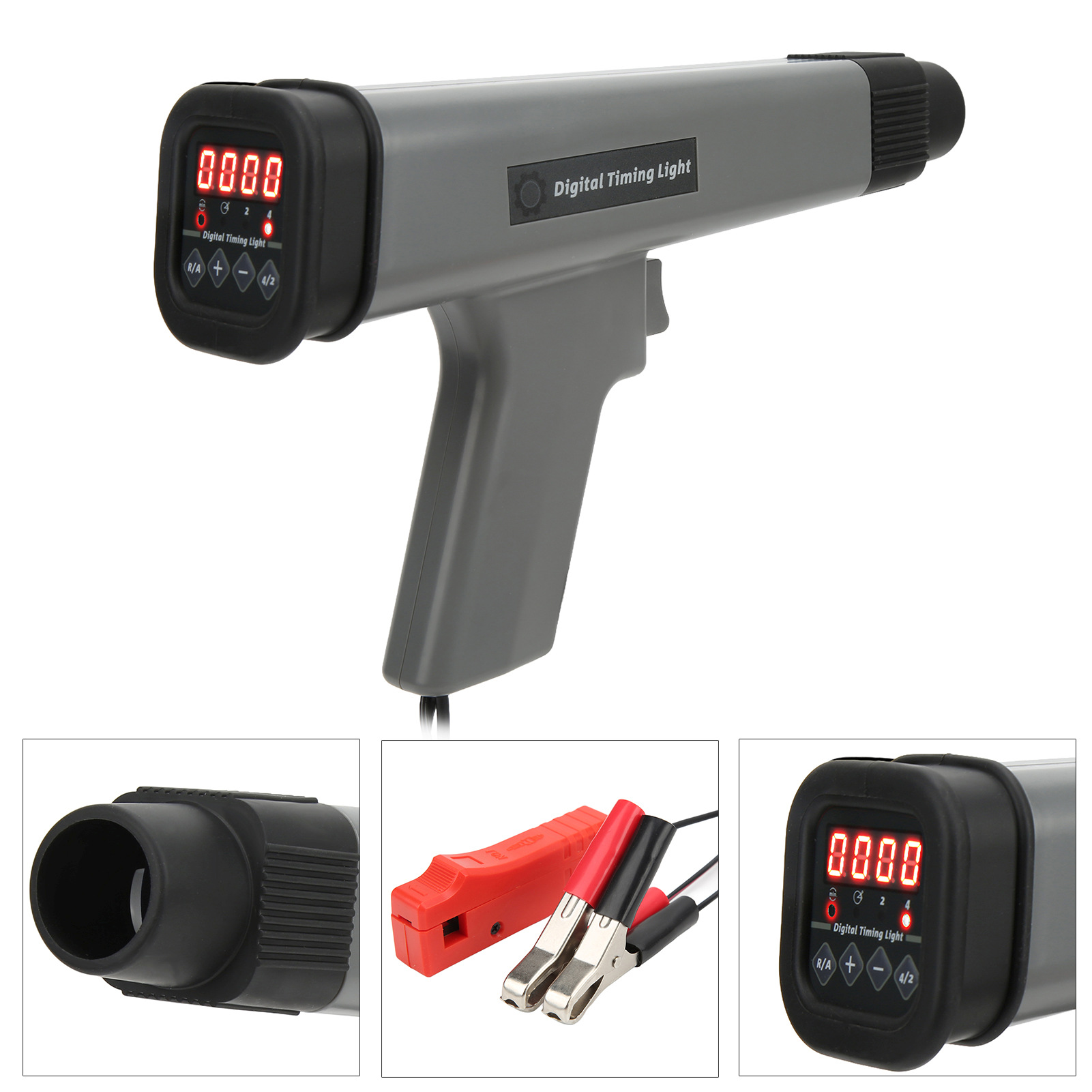 Digital display automobile gasoline engine ignition timing gun ignition timing lamp timing detector auto protection tool